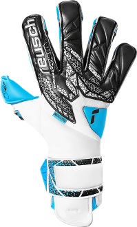 Reusch Attrakt Aqua Evolution 5570455 1126 white black yellow front